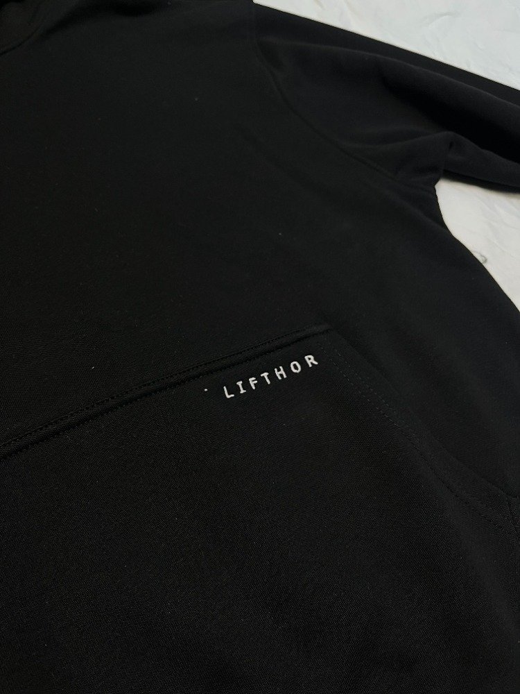 Oversize Basic Hoodie Siyah